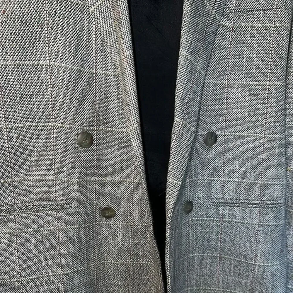 Vintage 80s/90s Christian Dior Juene Homme Sportif Tweed Blazer Size 40R
